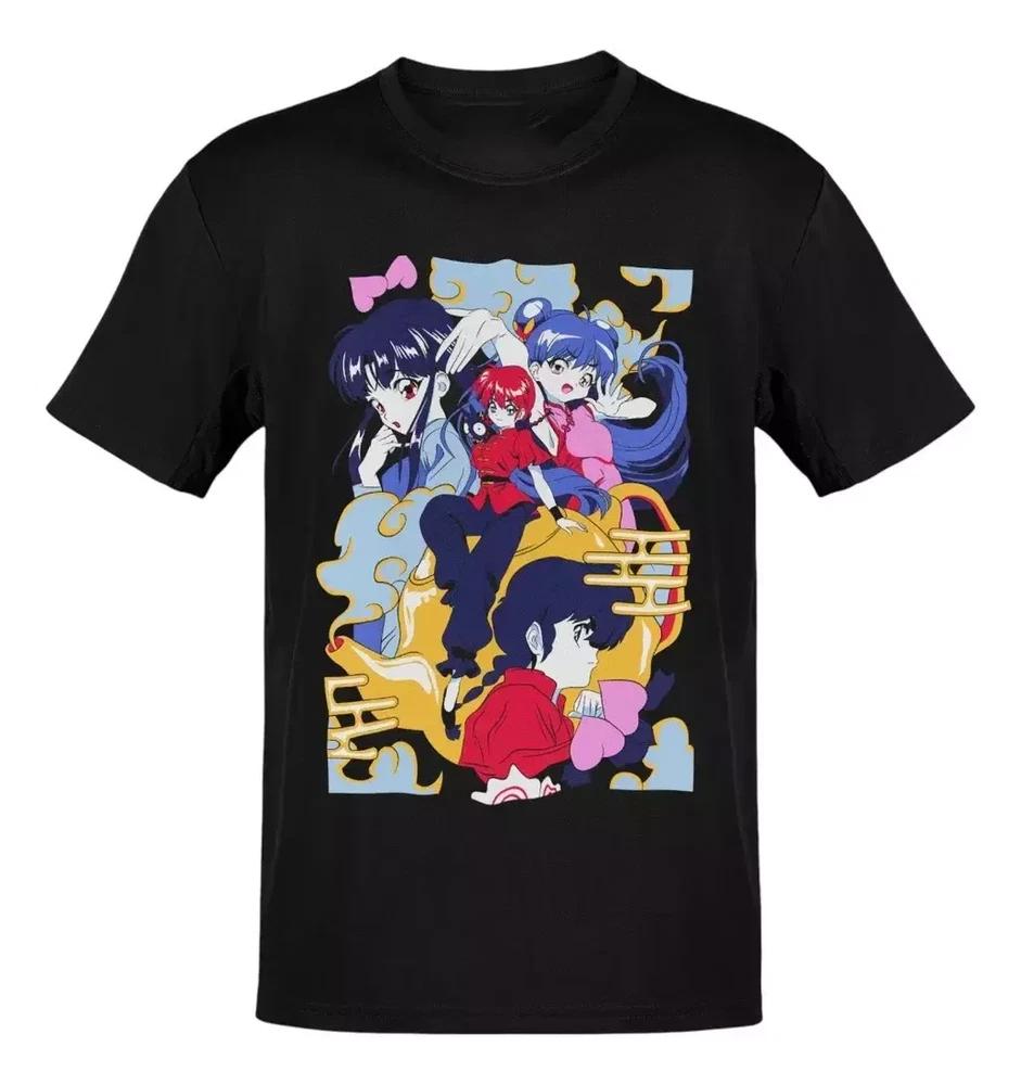 Anime Ranma 12 Ranma Akane Shampoo Yel TShirt Size S4XL Gift For Friends