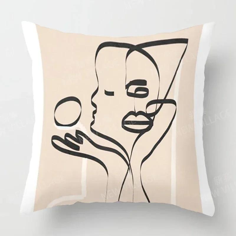 Скандинавский Осенний Домашний Декор Осень Наволочка для диванной подушки Чехол на диванную подушку Современный Моранди