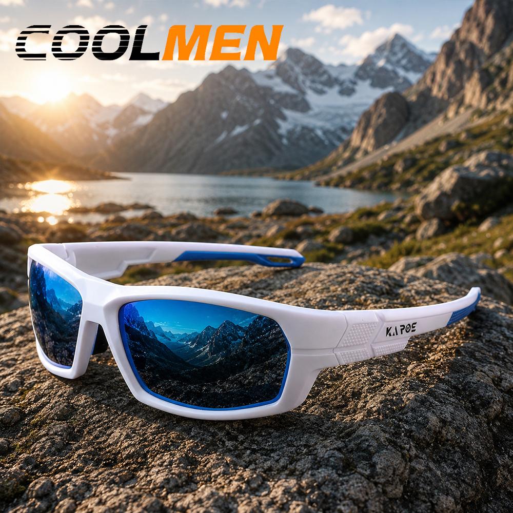 COOLMEN Поляризационные Абсолютно Новые Очки UV400 Мужские Женские Рыболовные Очки Солнцезащитные Очки для Кемпинга Пешего Туризма Вождения Очки Спортивные Солнцезащитные Очки 7