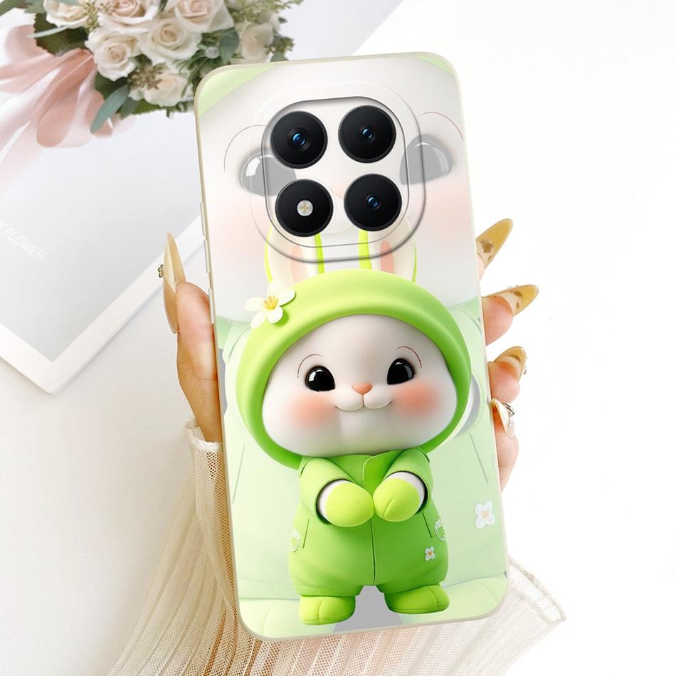 For Xiaomi Redmi Note 15 Pro+ 15Pro 5G Cute Cat Flower Cartoon Phone Case For Redmi Note 15 Pro Plus 5G Soft Silicone Bumpers