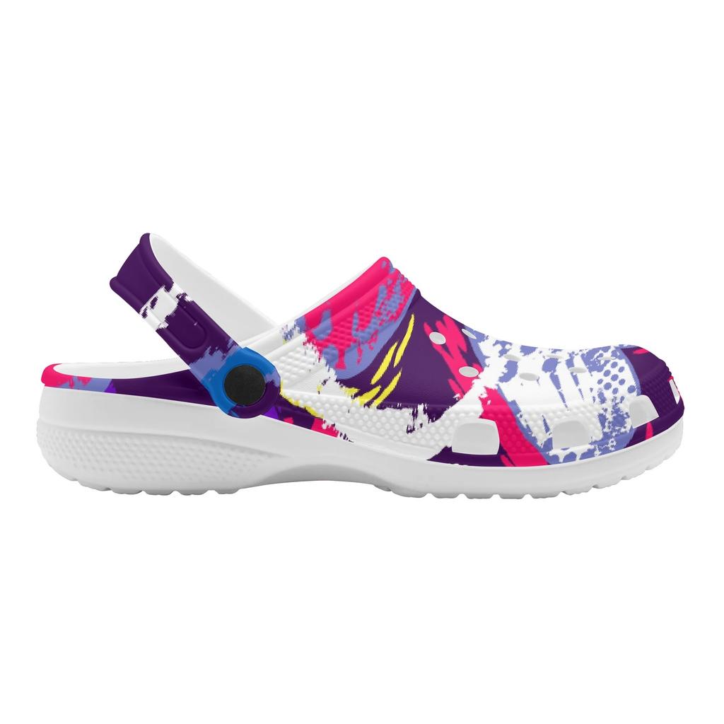 Printed EVA Garden Clogs Women Men Lightweight Breathable Slip On Shoes Beach Pool Bathroom Home Summer Sandals Daily Sandals