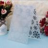 Christmas Snowflake Embossing Folder Template for Gift Scrapbooking Photo Album Card Paper Craft Making Decor Mold