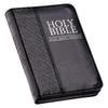 KJV Мини Карманное Издание: Черный на молнии
