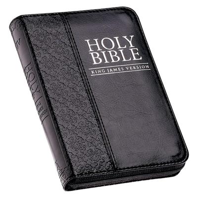KJV Мини Карманное Издание: Черный на молнии