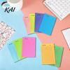 Adhesive To-do List for Office Lined Fluorescent Sticky Notepad, Lists with Check Boxes Page Markers Students Multi-colored Notes, Increase Efficiency