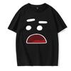 Unisex Men's Regular Slim Fit Cartoon Print Street Clothing Summer Men's Short Sleeved T-shirt Men's Top