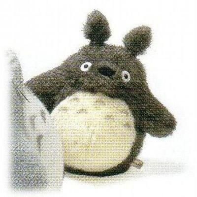 Студия Ghibli Мой сосед Тоторо Большой Тоторо Темно-серый Средняя Плюшевая Игрушка Высота 27см