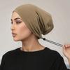 Новые мусульманские внутренние шапочки для женщин на завязке Мгновенный хиджаб Однотонная Регулируемая Эластичная подхиджабник Модальная подхиджабник Мусульманский чепец Подхиджабник