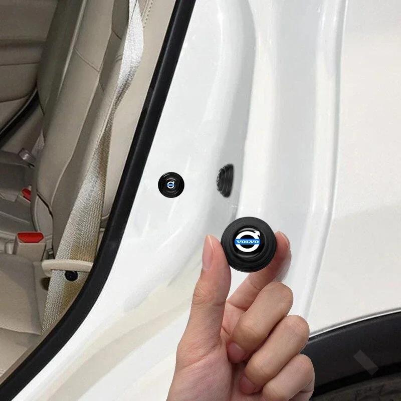 10Pcs For Volvo Car Door Anti-shock Silicone Pad Anti-collision Soundproof Shock For XC60 S60 S80 V60 XC40 C40 S40 Accessories