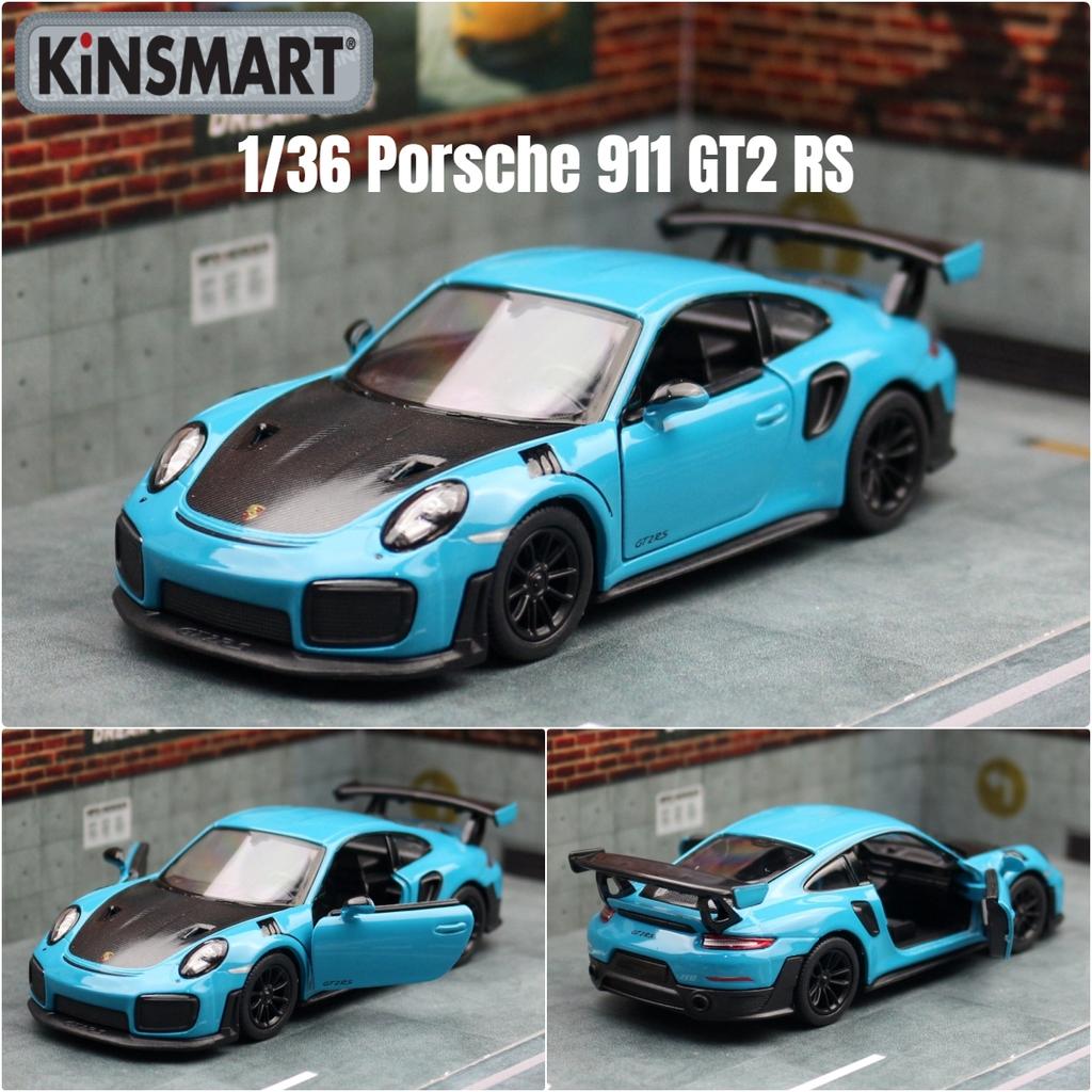 pdbn6 KiNSMART Toy Car Model 1/36 Porsche 911 GT2 RS Super Racing Alloy Diecast Miniature Vehicle Collection Gift For Children Boy Kid