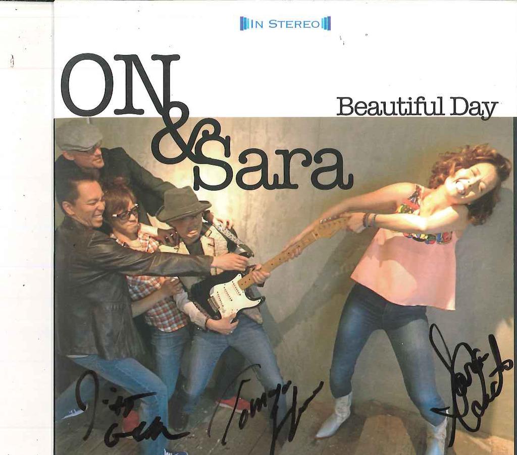CD ON SARARECTOR Beautiful Day UJRC13002 NOT ON LABEL Japan Japanese PopRock Used