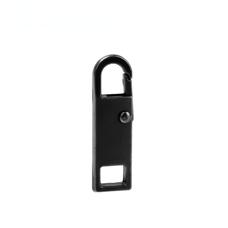 2Pcs Universal Metal Removable Pull Tab Zipper Head Accessories Detachable Zipper Puller for Clothing Bags