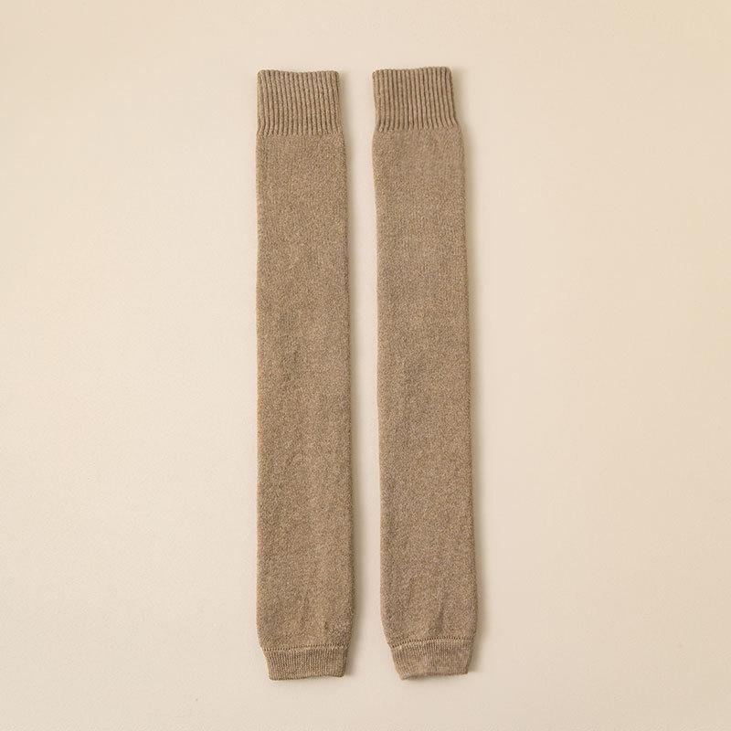 1 пара зимних женских толстых гольф до колена, ветрозащитные, с плюшевой подкладкой, термоэластичные, для улицы, уютные леггинсы, теплые гетры