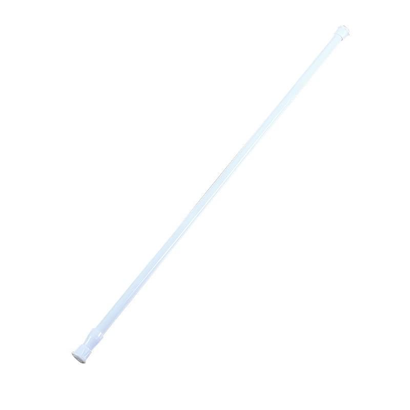 Telescopic Punch-Free Drying Rod - White Baked Paint for Balcony or Bathroom Curtains and Clothes