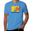 Футболка MTV с графическим принтом, забавные костюмы, блузка с животными, приталенные футболки для мальчиков и мужчин.