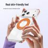 Магнитный прозрачный чехол для iPhone 17 Pro Max с двухцветной вращающейся подставкой для Apple 16/15 Pro