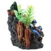 Colorful Artificial Resin Coral Cave Decor for Marine Fish Tank Aquarium Ornament