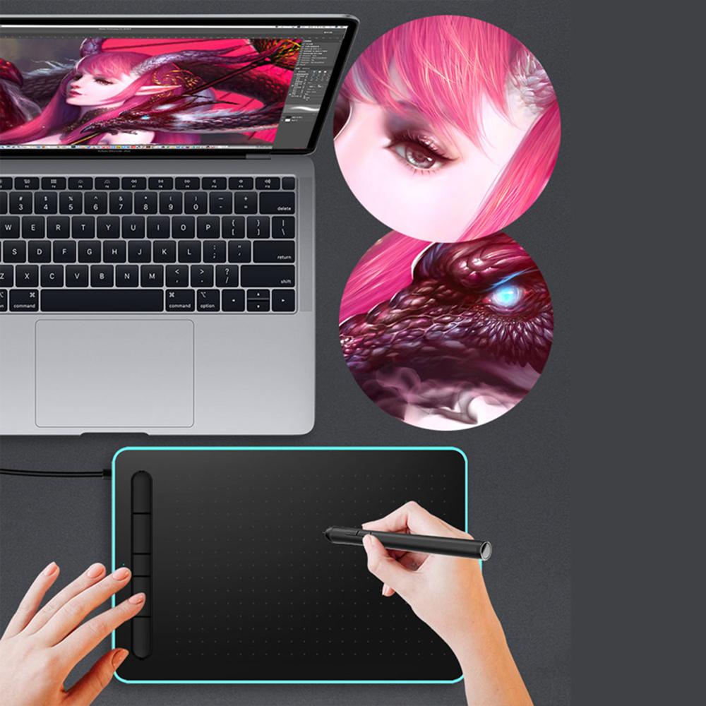 WP9620N Graphics Tablet Drawing Tablet with 8192 Levels Pressure Sensitivity 5080LPI