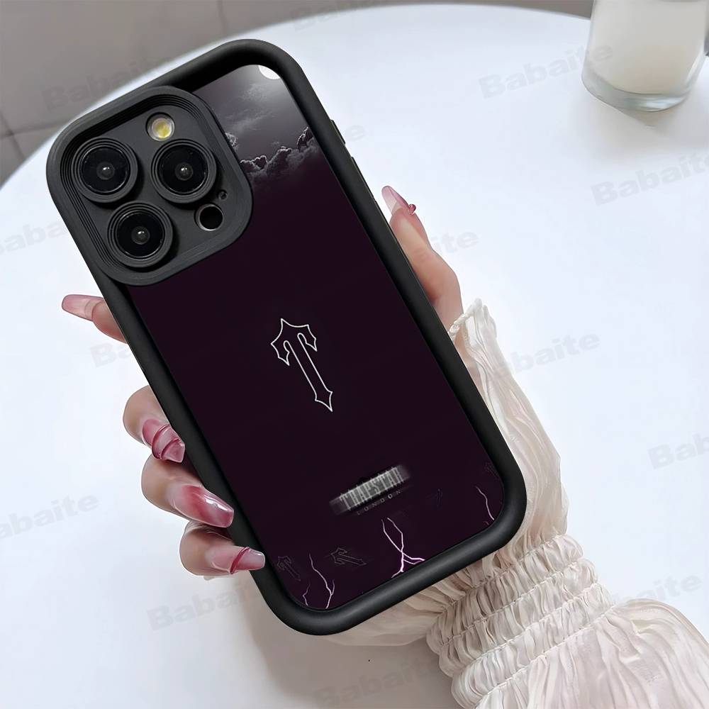 Чехол для телефона T-Trapstars Для iPhone 17 16 15 14 13 12 11 Pro Max Plus Mini Счастливым рисунком
