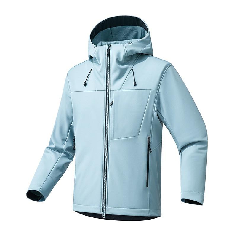 Мужская Женская Softshell Куртка Ветрозащитная Водонепроницаемая С Флисовой Подкладкой Для Активного Отдыха Пешего Туризма Альпинизма Велосипеда Путешествий Пальто