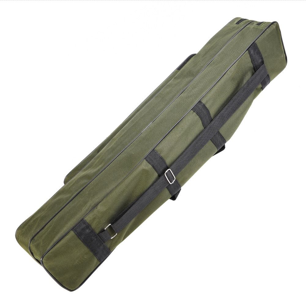 80cm Length Fishing Rod Case 600D Oxford Cloth Tackle Storage Bag Pole Carrier Bag for Short Rods