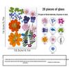 Autumn Childhood Floral Bookmark Kit: Transparent Leaf Specimen Laminating Film