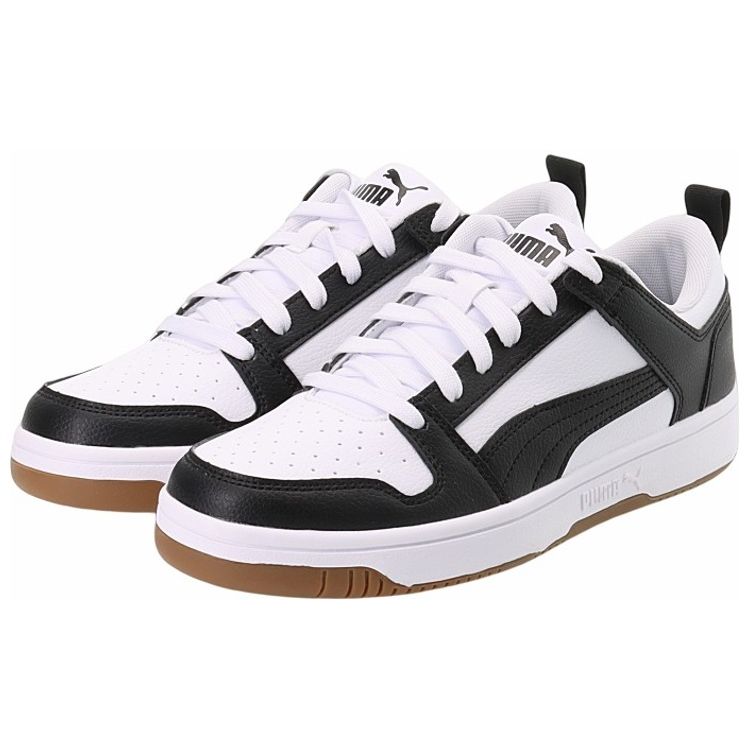 Puma Кроссовки Rebound LayUp Low SL Белые Черные Унисекс 369866-16