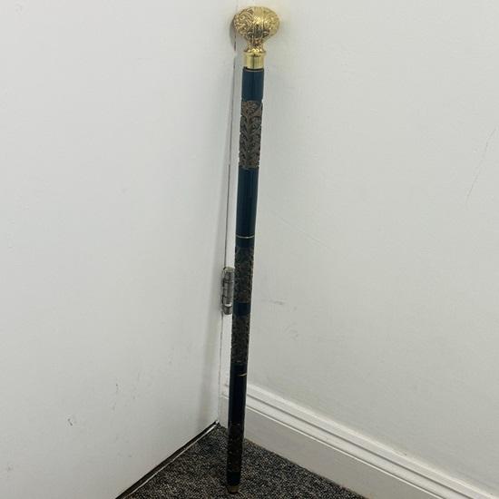 91,44 см Рабочий стиль Трость для ходьбы Деревянная палка Латунная ручка-набалдашник Подарок Вашим любимым