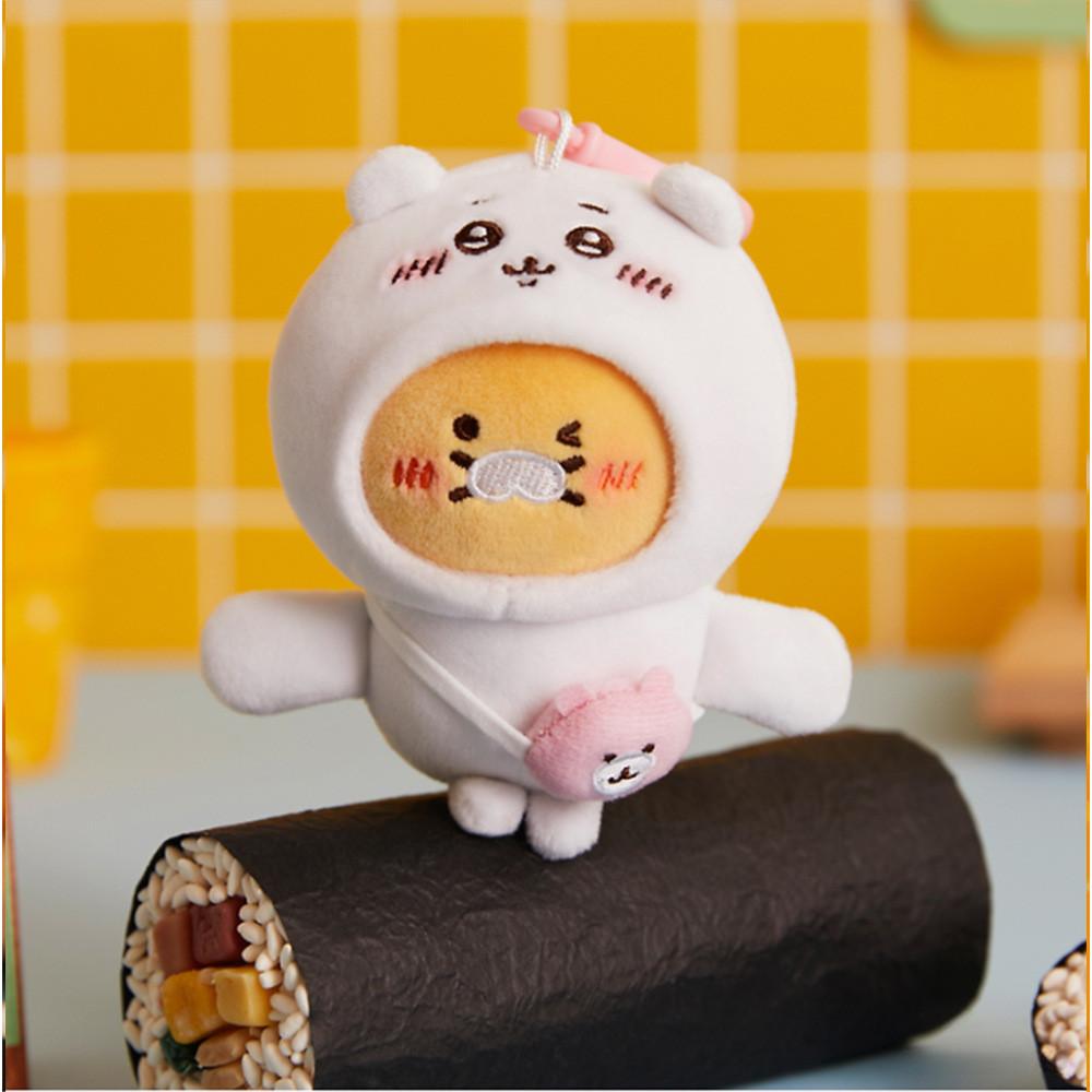 Charming Cartoon Bear Plush Keychain Super Soft Pp Cotton Spring Plant Gift