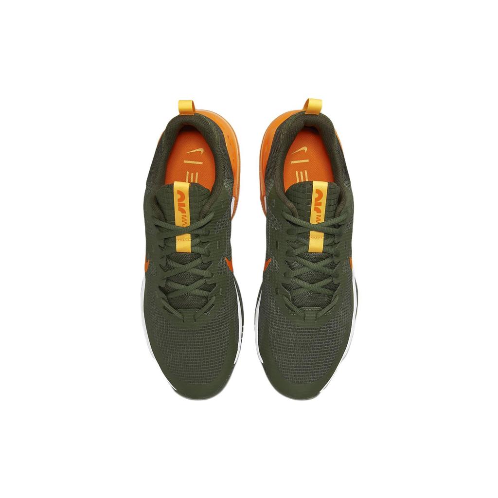 Nike Air Max Alpha Trainer 5 Cargo Khaki Safety Orange Мужские кроссовки Зеленая секвойя Персиково-кремовый DM0829-300