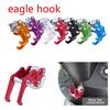 Universal Aluminum Alloy Motorcycle Hook Hanger Helmet Bag Gadget Glove Eagle Claw Hook Bottle Carry