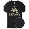 Premium Crankbait Fishing Gift for Men - Humorous Graphic Tee In Black