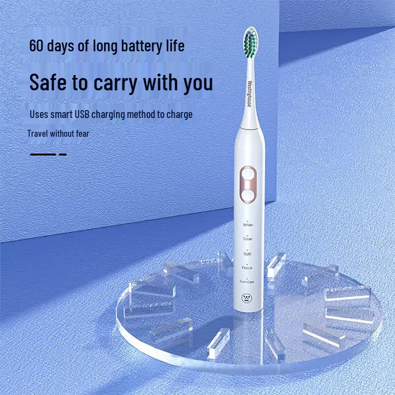 Westinghouse WT-0503 Звуковая электрическая зубная щетка, штепсель CN (адаптер в комплекте)