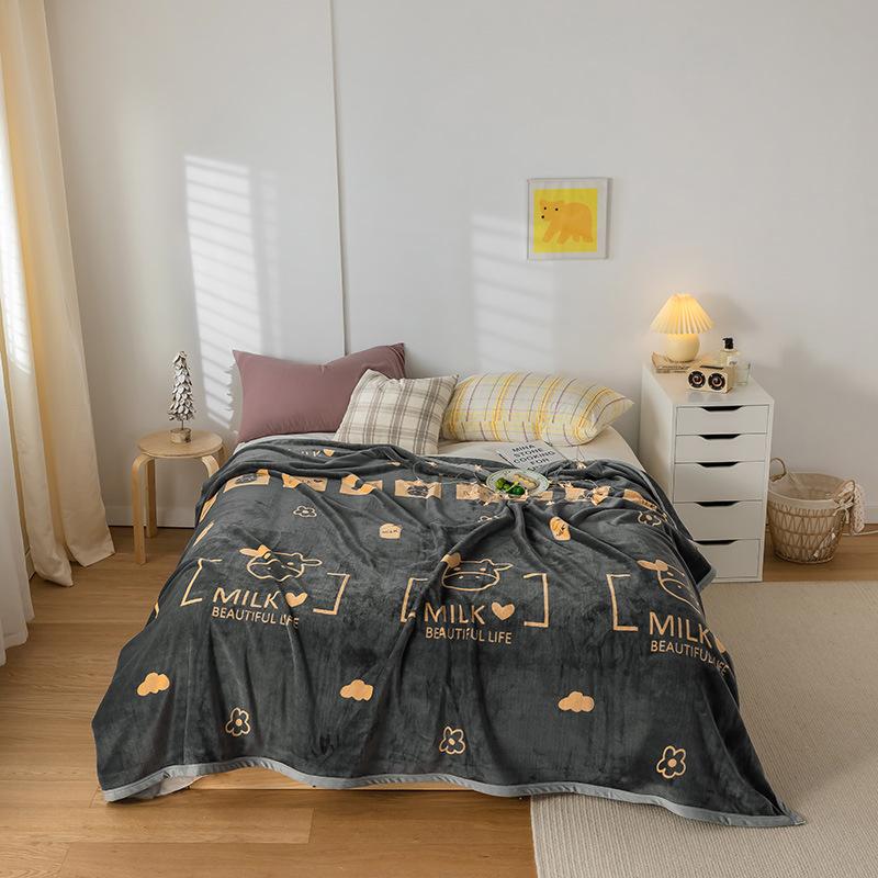 Новое одеяло с принтом, Одеяло Marten, Одеяло для дивана, Утолщенное подарочное одеяло, Ворсовое одеяло, Одеяло Farai