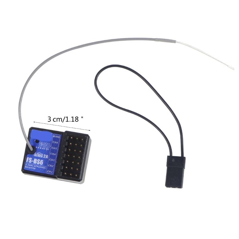 6-канальный приемник BS6 2.4Ghz 6CH AFHDS 2A приемный адаптер для GT5 IT4S i4X, i6 i6X i6S передатчик