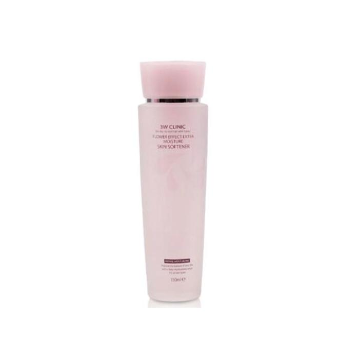 3w Clinic Смягчающий лосьон для кожи Flower Effect Extra Moisture (Тоник) 150 мл, Эмульсия 150 мл (7 вариантов)