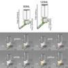 Подвесной диспенсер для воды для хомяков с шариковой головкой, герметичная бутылка для воды для хомяков, автоматическая бутылка для питья для кроликов объемом 80/120 мл