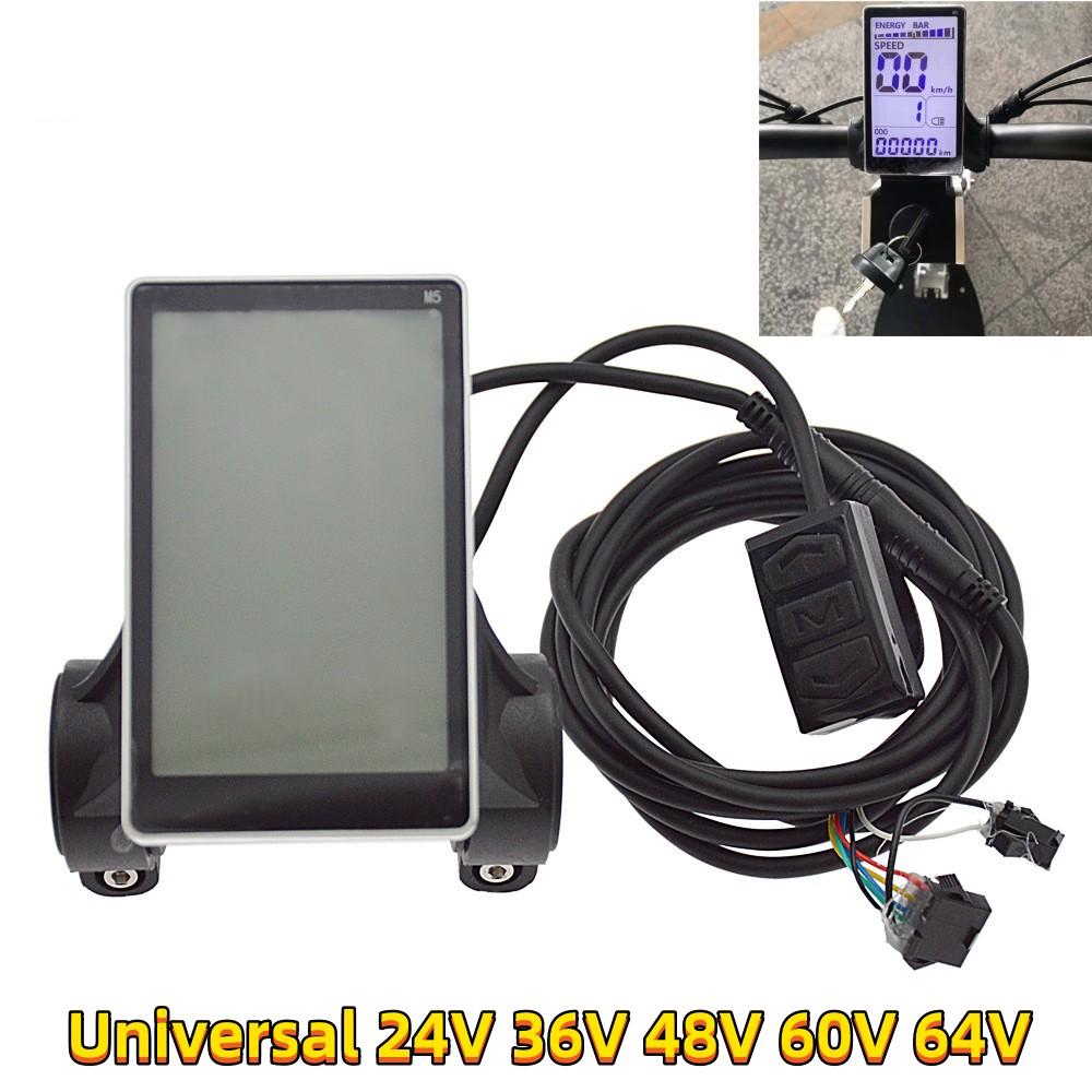 ЖК-дисплей Электровелосипед Электрический велосипед Скутер Экран спидометра 24В 36В 48В 64В