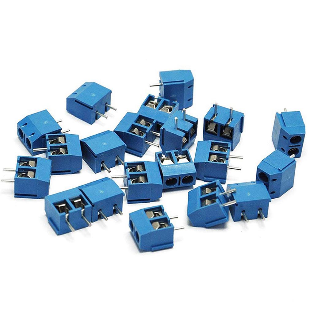 Easy Use 120Pcs 5Mm Pitch 2 Pin & 3 Pin PCB Mount Screw Terminal Block Connector For Arduino (100 X 2 Pin, 20 X 3 Pin)