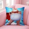 Funny American Cartoon CCaptain Underpants Cushion Cover Pillow Case Soft Skin Friendly Fabric  Concealed Zipper