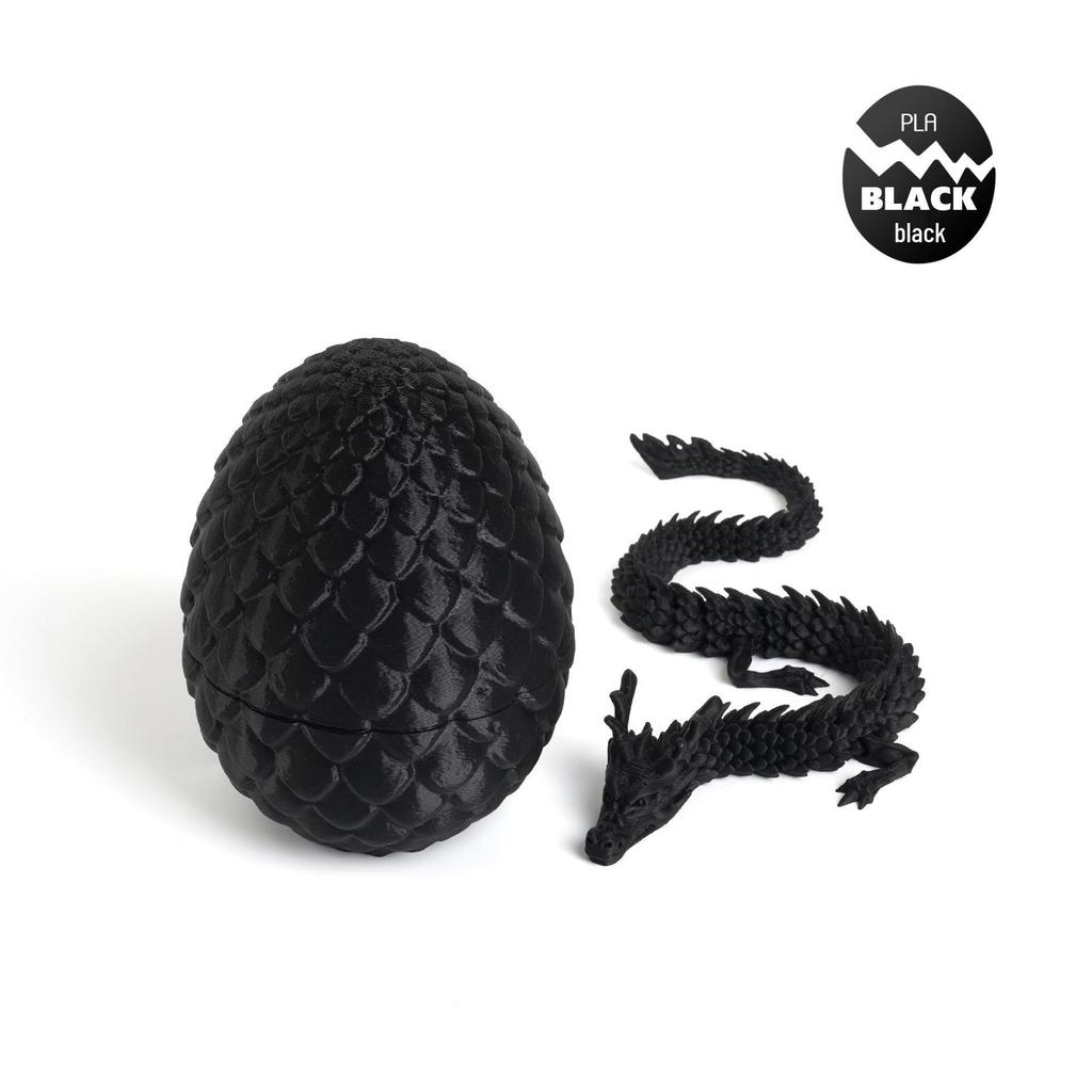 Colorful 3D Chinese Dragon Egg Ornaments - Trendy Decorative Gift & Toy