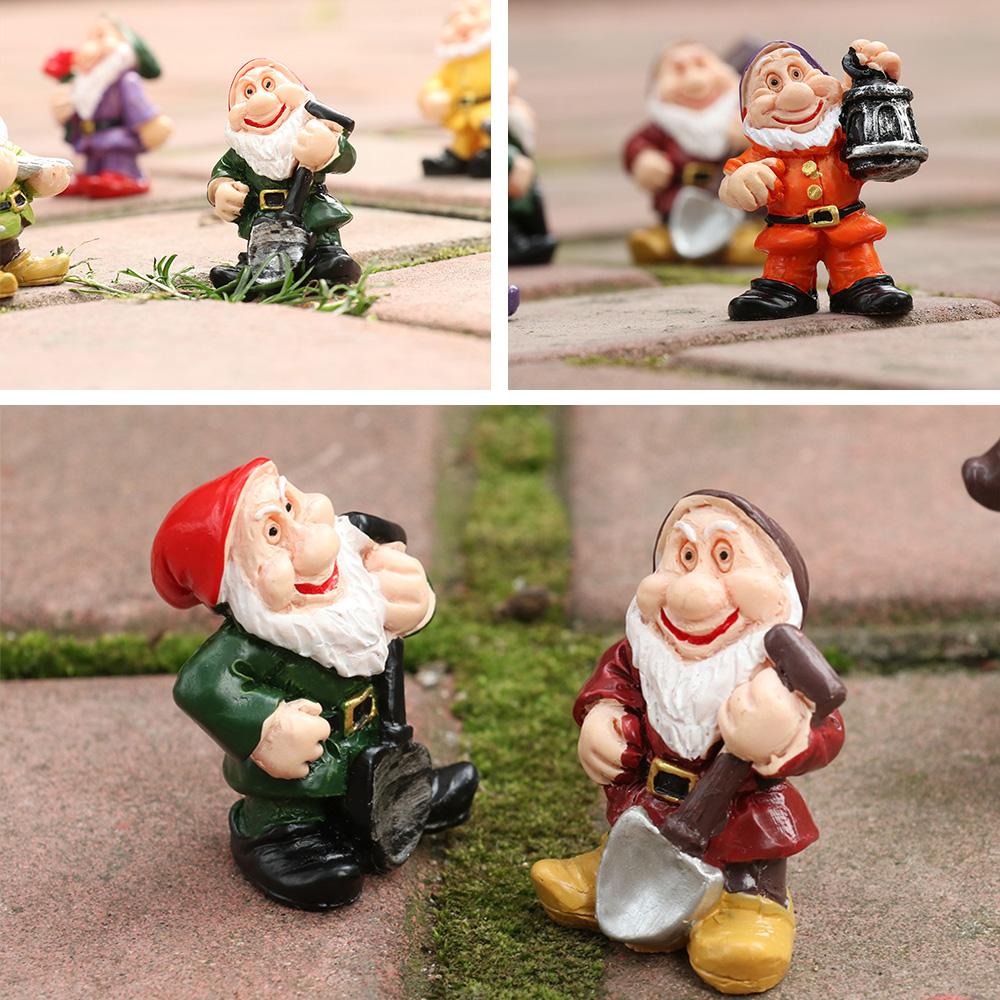 Home Courtyard Decoration Gnome Lawn Figurine Dwarf Figurines Moss Micro Landscape Garden Ornaments