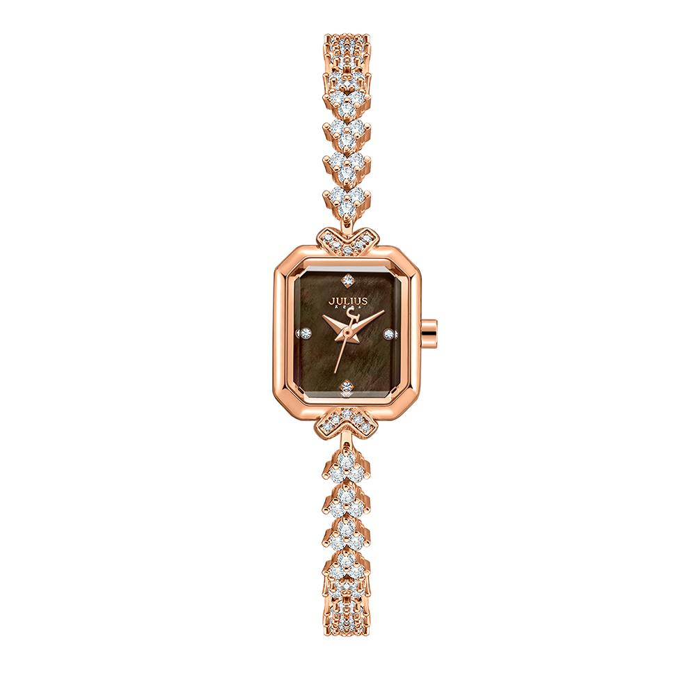 Jyullieoseu Ja-1437 Квадратные Кубические Металлические Женские Часы