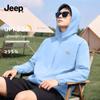 Jeep Мужская outdoor-куртка с капюшоном, быстросохнущая, с защитой от УФ-излучения