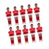 10 Pieces Foosball Men Replacement Players Soccer Games Mini Football Figures