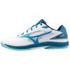 Cushioning Anti-Slip And Wear-Resistant Low-Top Training Shoes Unisex White Blue Mizuno 81GA220532