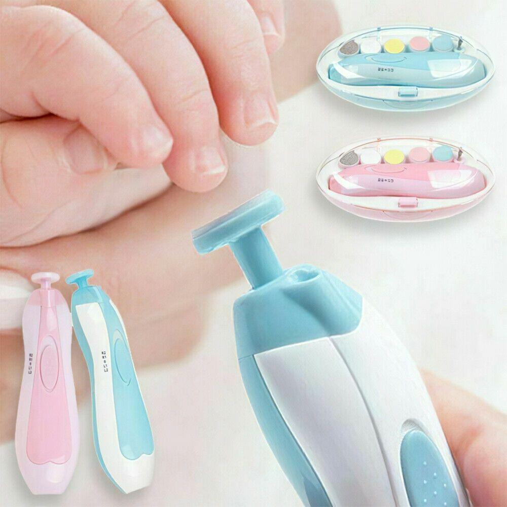 Безопасная пилочка Детский электрический триммер для ногтей Маникюр для младенцев Уход за ногтями новорожденных Устройство для пальцев ног