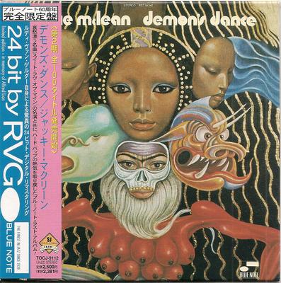 CD ДЖЕКИ МАКЛИН Demons Dance Бумажный конверт BST84345 BLUE NOTE 1999 Япония ObiДжаз Б/у