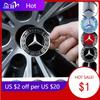 Автомобильная наклейка для Mercedes Benz 4 шт. 60/63/68 мм Колпачок ступицы колеса автомобиля Колпачок ступицы автомобиля Аксессуар для MERCEDES BENZ AMG W108 W124 W12