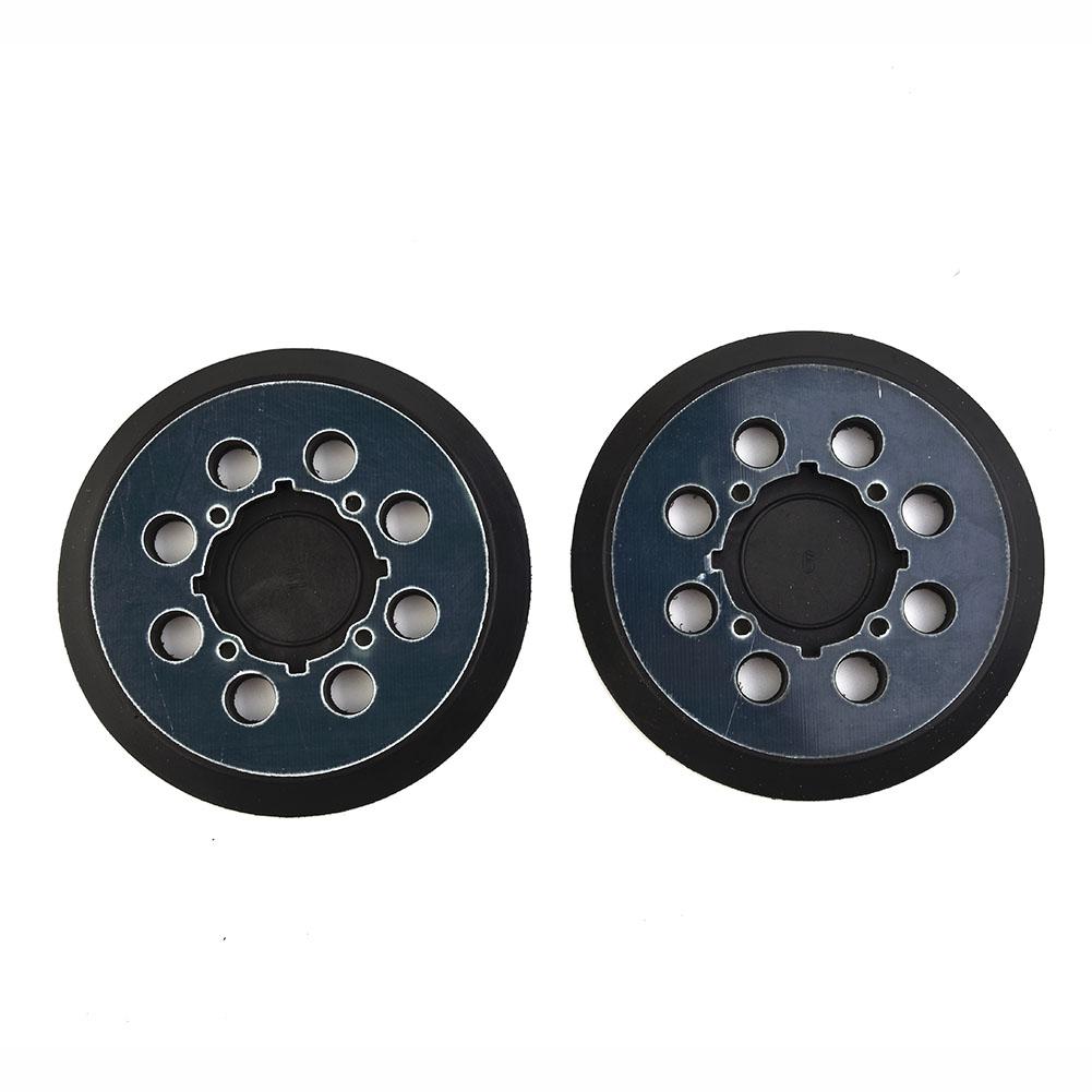2pcs Sander Backing Pad 5 Inch 8 Dust Collection Hole Hook-&-loop Pad Plastic PU Polishing Disc Power Tool Accessories
